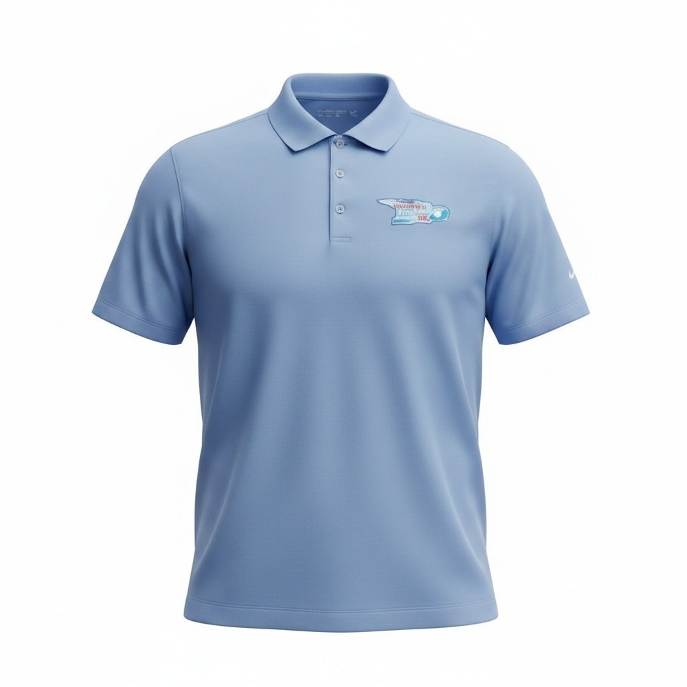 Indianapolis Indy 500 Nike Golf Polo Shirt Mens L Racing Dri Fit 2012 358324-420